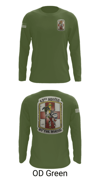 Long Sleeve Performance Shirt, 43rd Medical Detachment, , Teamtime, Team time, sublimation, custom sports apparel, team uniforms, spirit wear, spiritwear, sports uniforms, custom shirts, team store, custom team store, fundraiser sports, apparel fundraiser