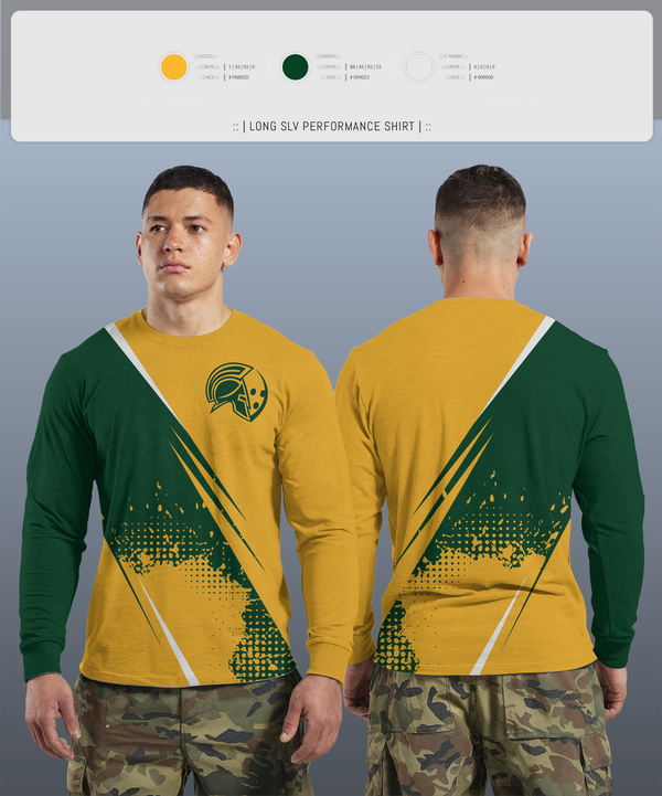 Long Sleeve Performance Shirt, Glenbrook North Spartan Bowling, Bowling, Teamtime, Team time, sublimation, custom sports apparel, team uniforms, spirit wear, spiritwear, sports uniforms, custom shirts, team store, custom team store, fundraiser sports, apparel fundraiser