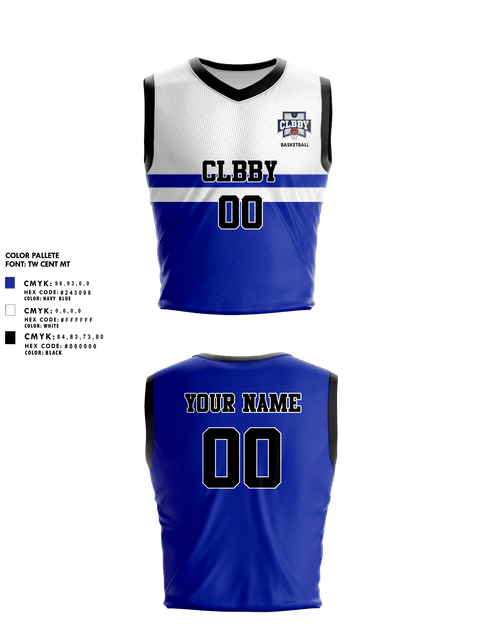 Mens Basketball Jersey, CLBBY Basketball, Men's Basketball, Teamtime, Team time, sublimation, custom sports apparel, team uniforms, spirit wear, spiritwear, sports uniforms, custom shirts, team store, custom team store, fundraiser sports, apparel fundraiser