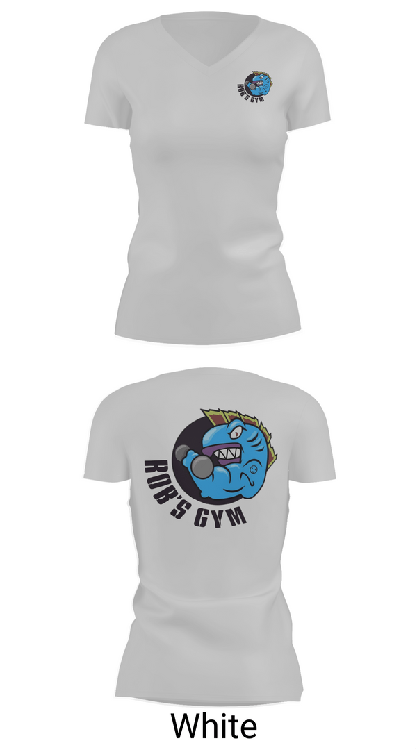 Womens Short Sleeve Vneck Shirt, Robs Gym, Wrestling, Teamtime, Team time, sublimation, custom sports apparel, team uniforms, spirit wear, spiritwear, sports uniforms, custom shirts, team store, custom team store, fundraiser sports, apparel fundraiser