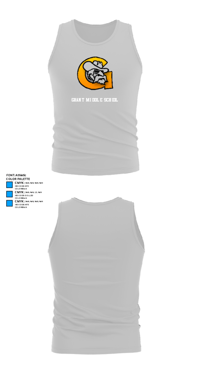 Grant Middle School 1260816 Tank Top - 13