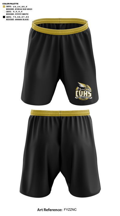 Citrus Valley High School Golf 78856365 Athletic Shorts With Pockets - 41