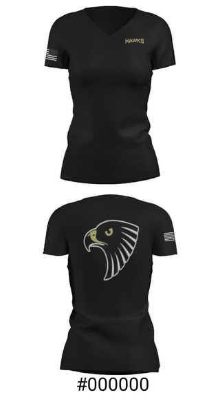 Women's Short Sleeve Vneck Shirt, Hammond Academy Of Science & Tech Baseball, Baseball, Teamtime, Team time, sublimation, custom sports apparel, team uniforms, spirit wear, spiritwear, sports uniforms, custom shirts, team store, custom team store, fundraiser sports, apparel fundraiser