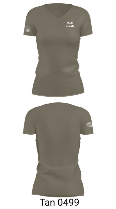 515 cssb 83423830 Women's Short Sleeve V-neck Shirt - 65