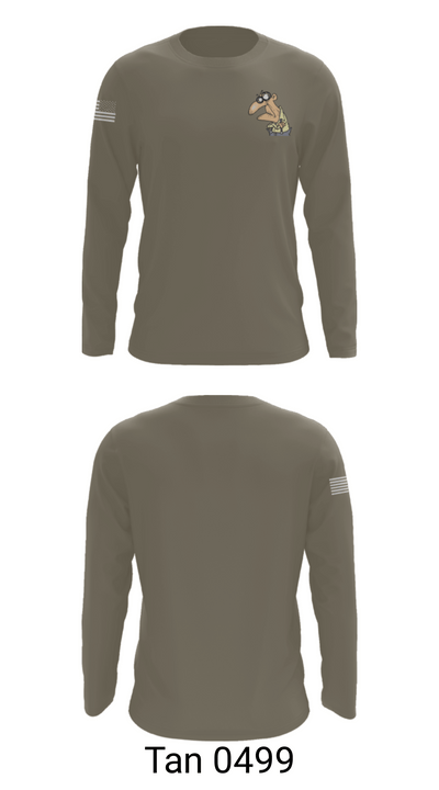 GrumpyOLVets 73193400 Long Sleeve Performance Shirt - 66