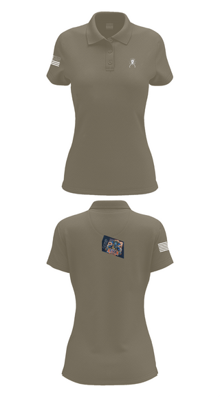 Womens Short Sleeve Performance Polo, TITAN BN, Army, Teamtime, Team time, sublimation, custom sports apparel, team uniforms, spirit wear, spiritwear, sports uniforms, custom shirts, team store, custom team store, fundraiser sports, apparel fundraiser
