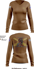 ALPHA ROCK 20137343 Women's Long Sleeve V-neck Shirt - 90