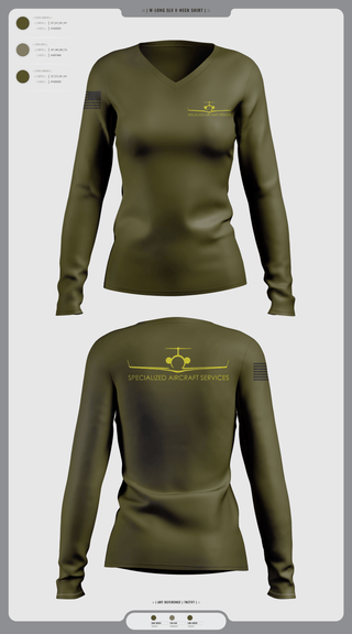 Womens Long Sleeve Vneck Shirt 1, Ascendas Aerospace, , Teamtime, Team time, sublimation, custom sports apparel, team uniforms, spirit wear, spiritwear, sports uniforms, custom shirts, team store, custom team store, fundraiser sports, apparel fundraiser