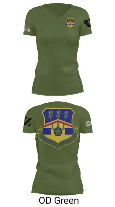 123d Contingency Response Group 43251587 Women's Short Sleeve V-neck Shirt - 27