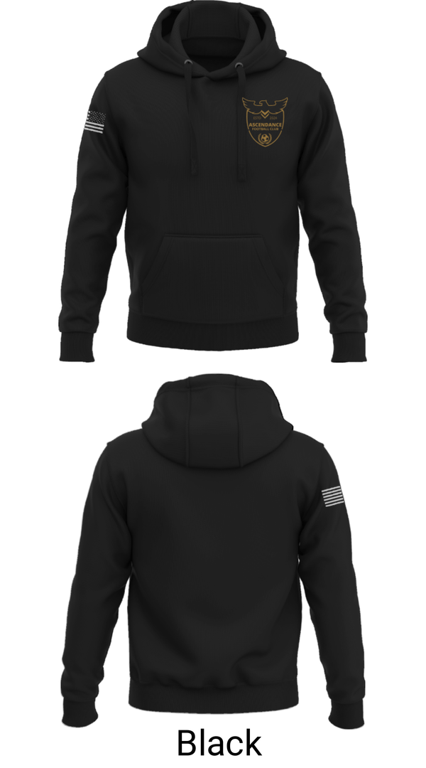 Hoodie, Ascendance.fc, Men's Soccer, Teamtime, Team time, sublimation, custom sports apparel, team uniforms, spirit wear, spiritwear, sports uniforms, custom shirts, team store, custom team store, fundraiser sports, apparel fundraiser