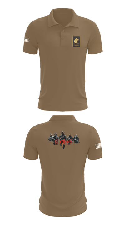 Alpha Company  2-27 48035421 Short Sleeve Performance Polo - 7