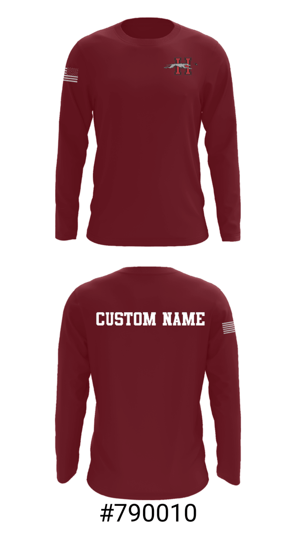 Long Sleeve Performance Shirt, Greyhounds Badminton, Spirit Store, Teamtime, Team time, sublimation, custom sports apparel, team uniforms, spirit wear, spiritwear, sports uniforms, custom shirts, team store, custom team store, fundraiser sports, apparel fundraiser