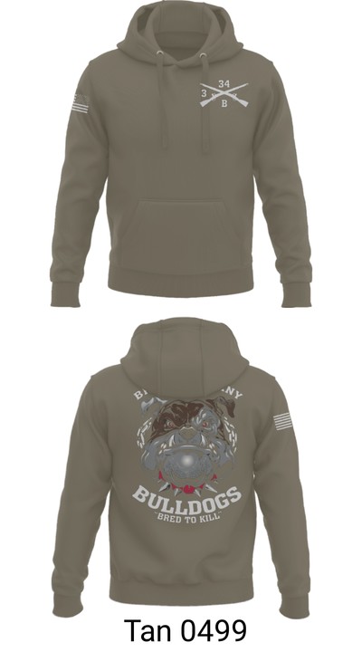 B/3-34 Bulldogs 76121406 Hoodie - 78
