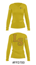 Lutheran South High School Tennis 8304460 Women's Long Sleeve V-neck Shirt - 20