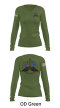 2-13th AVN REGT, 150U Certification Course 19965243 Women's Long Sleeve V-neck Shirt -1 57