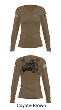 FMS 1, OKARNG 20204603 Women's Long Sleeve V-neck Shirt - 16