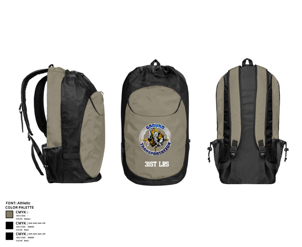 Gear Bag, 31st LRS, Air Force, Teamtime, Team time, sublimation, custom sports apparel, team uniforms, spirit wear, spiritwear, sports uniforms, custom shirts, team store, custom team store, fundraiser sports, apparel fundraiser