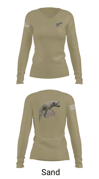 Women's Long Sleeve Vneck Shirt, 515th Transportation Company, Army, Teamtime, Team time, sublimation, custom sports apparel, team uniforms, spirit wear, spiritwear, sports uniforms, custom shirts, team store, custom team store, fundraiser sports, apparel fundraiser