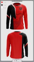 Petal High School Tennis 23637859 Long Sleeve Performance Shirt - 1