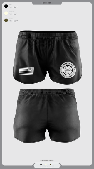 Womens Shorts, NLPD, Police, Teamtime, Team time, sublimation, custom sports apparel, team uniforms, spirit wear, spiritwear, sports uniforms, custom shirts, team store, custom team store, fundraiser sports, apparel fundraiser