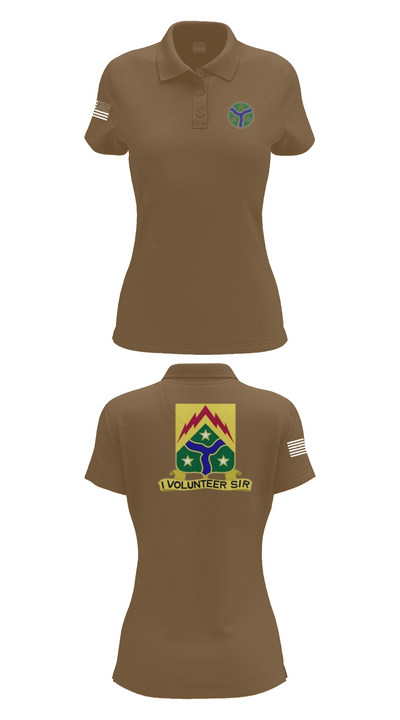 278th Armored Cavalry 65599627 Women's Short Sleeve Performance Polo  - 15