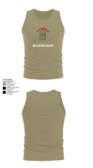 Tank Top, 323 chem maint, Army, Teamtime, Team time, sublimation, custom sports apparel, team uniforms, spirit wear, spiritwear, sports uniforms, custom shirts, team store, custom team store, fundraiser sports, apparel fundraiser