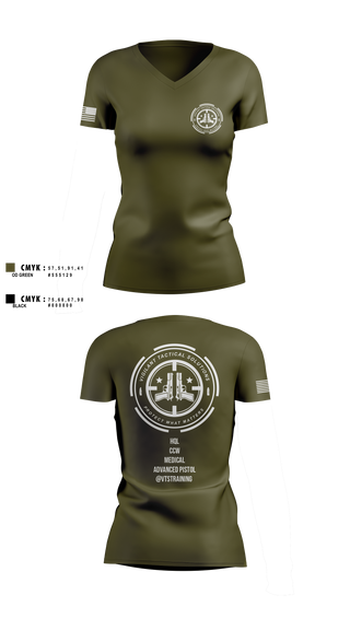Womens Short Sleeve Vneck Shirt, Vigilante Tactical Solutions, , Teamtime, Team time, sublimation, custom sports apparel, team uniforms, spirit wear, spiritwear, sports uniforms, custom shirts, team store, custom team store, fundraiser sports, apparel fundraiser