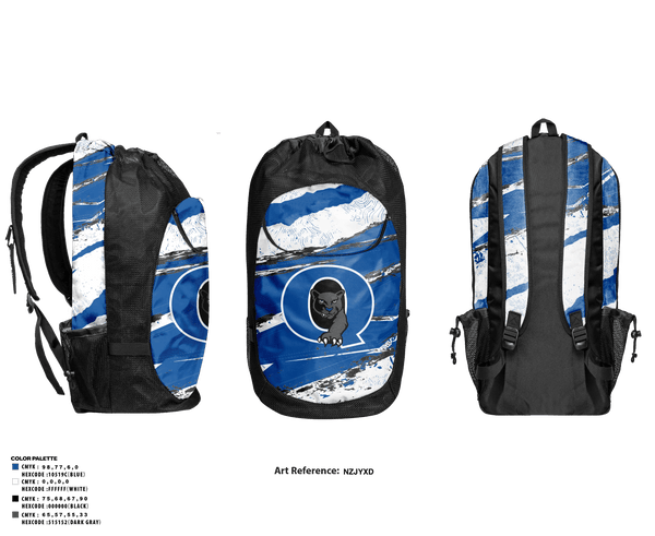 Gear Bag, Quakertown Community Senior High School Cross Country, Cross Country, Teamtime, Team time, sublimation, custom sports apparel, team uniforms, spirit wear, spiritwear, sports uniforms, custom shirts, team store, custom team store, fundraiser sports, apparel fundraiser
