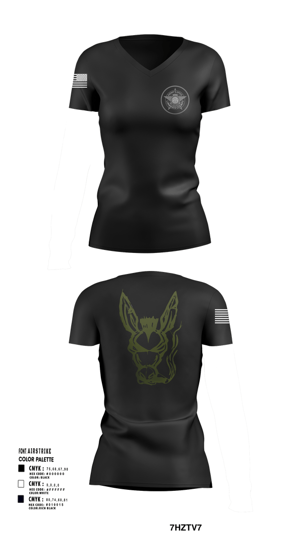 Womens Short Sleeve Vneck Shirt, Lowndes County Sheriff’s Office Special Operations Division, , Teamtime, Team time, sublimation, custom sports apparel, team uniforms, spirit wear, spiritwear, sports uniforms, custom shirts, team store, custom team store, fundraiser sports, apparel fundraiser