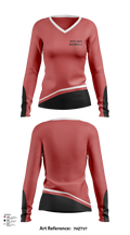 Outlaws 95279272 Women's Long Sleeve V-neck Shirt - 103