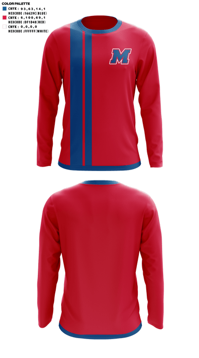 Martinsville High School Cheer 58334733 Long Sleeve Performance Shirt - 41