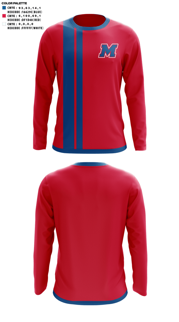 Long Sleeve Performance Shirt, Martinsville High School Cheer, Cheer, Teamtime, Team time, sublimation, custom sports apparel, team uniforms, spirit wear, spiritwear, sports uniforms, custom shirts, team store, custom team store, fundraiser sports, apparel fundraiser