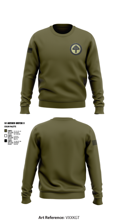 44th infantry brigade 38050095 Crew Neck Sweatshirt - 1