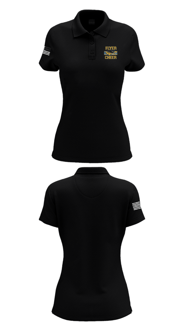Womens Short Sleeve Performance Polo, Franklin County High School Cheer, Cheer, Teamtime, Team time, sublimation, custom sports apparel, team uniforms, spirit wear, spiritwear, sports uniforms, custom shirts, team store, custom team store, fundraiser sports, apparel fundraiser