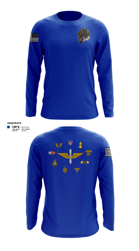 Long Sleeve Performance Shirt, HHC/1-214 GSAB       Hellhounds, Army, Teamtime, Team time, sublimation, custom sports apparel, team uniforms, spirit wear, spiritwear, sports uniforms, custom shirts, team store, custom team store, fundraiser sports, apparel fundraiser