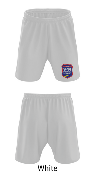 Athletic Shorts With Pockets, 911 Driving School, , Teamtime, Team time, sublimation, custom sports apparel, team uniforms, spirit wear, spiritwear, sports uniforms, custom shirts, team store, custom team store, fundraiser sports, apparel fundraiser