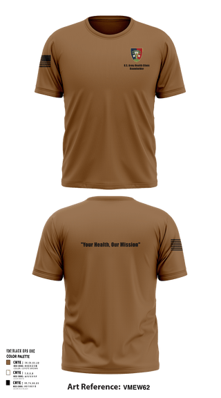 Short Sleeve Performance Shirt, U.S. Army Health Clinic - Baumholder, Army, Teamtime, Team time, sublimation, custom sports apparel, team uniforms, spirit wear, spiritwear, sports uniforms, custom shirts, team store, custom team store, fundraiser sports, apparel fundraiser