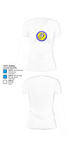 Claysburg-Kimmel Senior High School Football 56896996 Women's Short Sleeve V-neck Shirt - 18