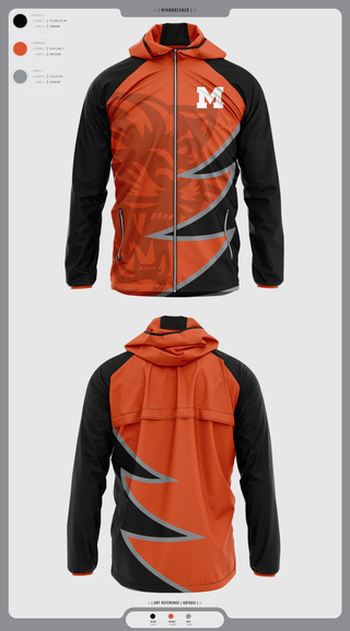 Windbreaker, Milton Area Black Panthers, , Teamtime, Team time, sublimation, custom sports apparel, team uniforms, spirit wear, spiritwear, sports uniforms, custom shirts, team store, custom team store, fundraiser sports, apparel fundraiser