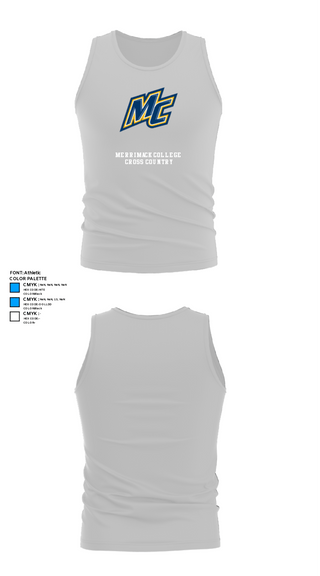 Tank Top, Merrimack College Cross Country, Cross Country, Teamtime, Team time, sublimation, custom sports apparel, team uniforms, spirit wear, spiritwear, sports uniforms, custom shirts, team store, custom team store, fundraiser sports, apparel fundraiser