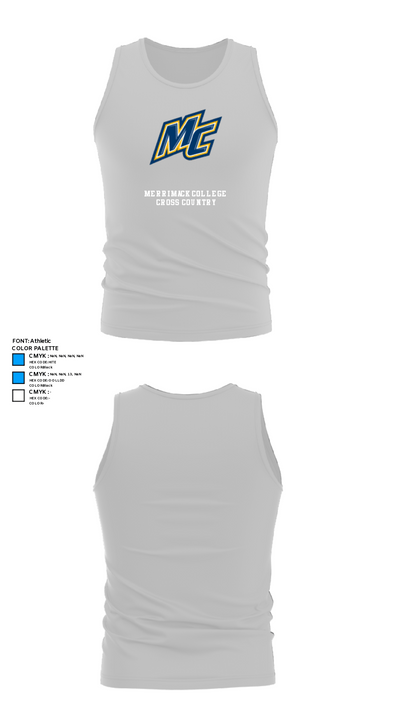 Merrimack College Cross Country 19675750 Tank Top - 13