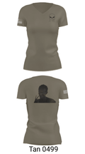 B Co, 303d IEW BN 70126830 Women's Short Sleeve V-neck Shirt - 68