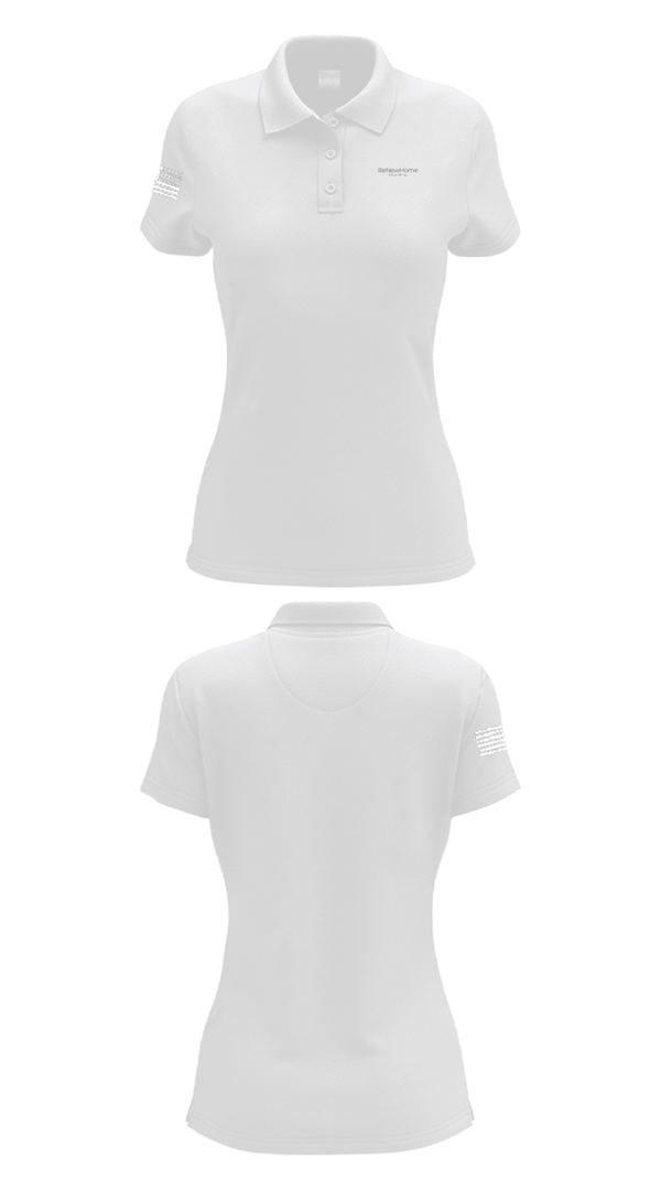 Womens Short Sleeve Performance Polo, RenewHome, , Teamtime, Team time, sublimation, custom sports apparel, team uniforms, spirit wear, spiritwear, sports uniforms, custom shirts, team store, custom team store, fundraiser sports, apparel fundraiser