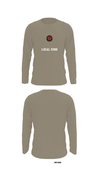 Long Sleeve Performance Shirt, Local 5386, Fire Department, Teamtime, Team time, sublimation, custom sports apparel, team uniforms, spirit wear, spiritwear, sports uniforms, custom shirts, team store, custom team store, fundraiser sports, apparel fundraiser