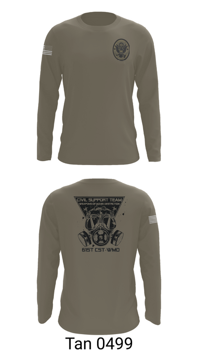 61st CST 56297636 Long Sleeve Performance Shirt 66