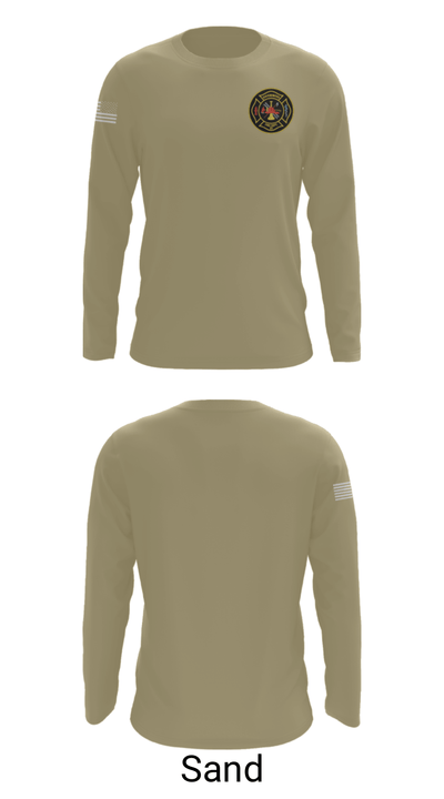 Ravenswood Volunteer Fire Department 47205715 Long Sleeve Performance Shirt - 86