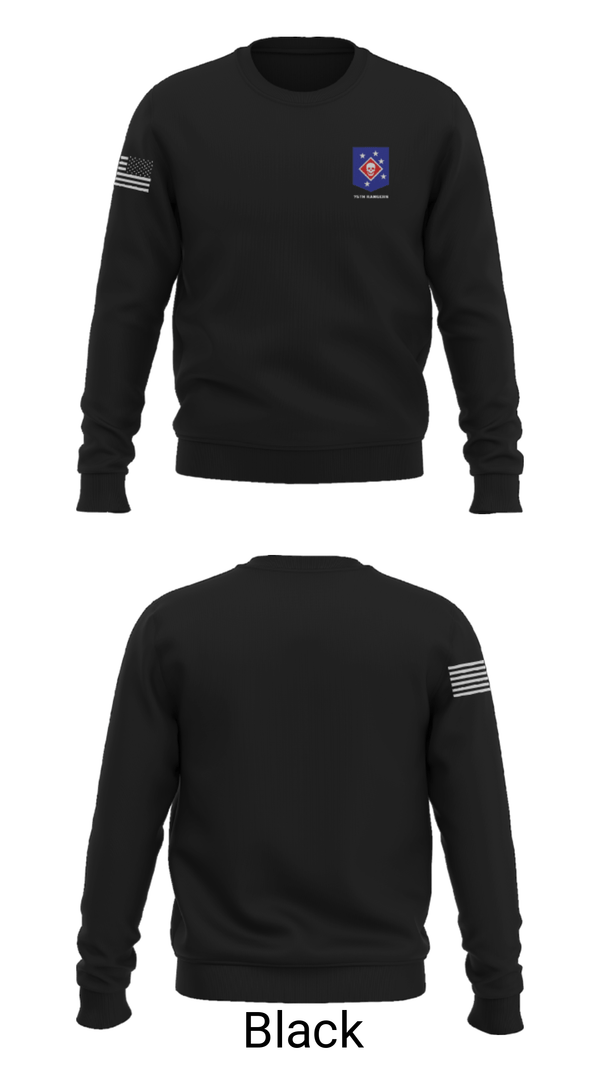 Crew Neck Sweatshirt, 75th rangers, Army, Teamtime, Team time, sublimation, custom sports apparel, team uniforms, spirit wear, spiritwear, sports uniforms, custom shirts, team store, custom team store, fundraiser sports, apparel fundraiser