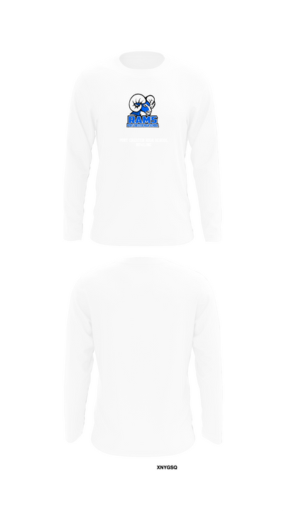Port Chester High School Bowling 50203613 Long Sleeve Performance Shirt - 8