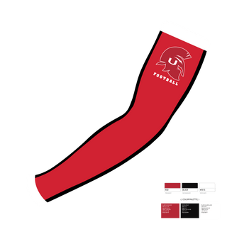 Arm Sleeve, Union High School Football, Football, Teamtime, Team time, sublimation, custom sports apparel, team uniforms, spirit wear, spiritwear, sports uniforms, custom shirts, team store, custom team store, fundraiser sports, apparel fundraiser