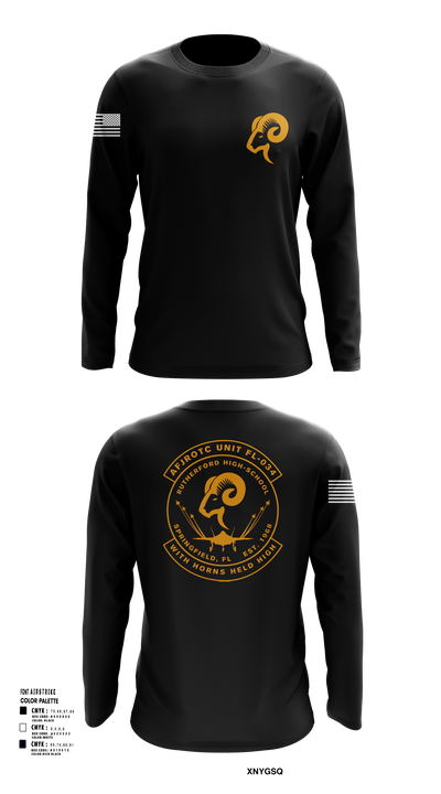 AFJROTC FL-034 58345712 Long Sleeve Performance Shirt 119